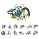 14 az 1-ben napelemes robotépítő oktató készlet - 190 darabos